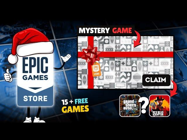 15+ FREE Games On Epic Games Store | How To Claim Mystery Game? | GTA 5 Free Download