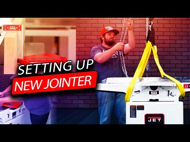 Unboxing and Setting Up JET Helical Head Jointer | ToolsToday Video