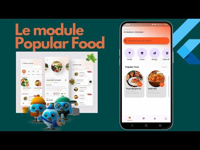 7- Afficher les repas populaires (Le module popular food)