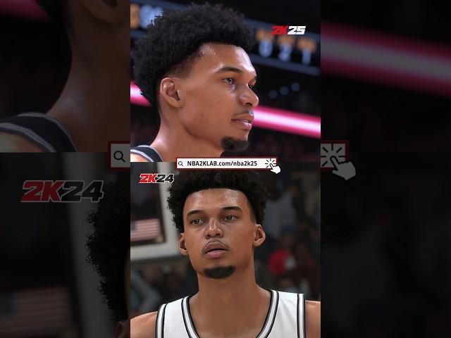 NBA 2K25 News Update: New Graphics Comparison 2K25 vs 2K24 #2k25 #2k24 #2k