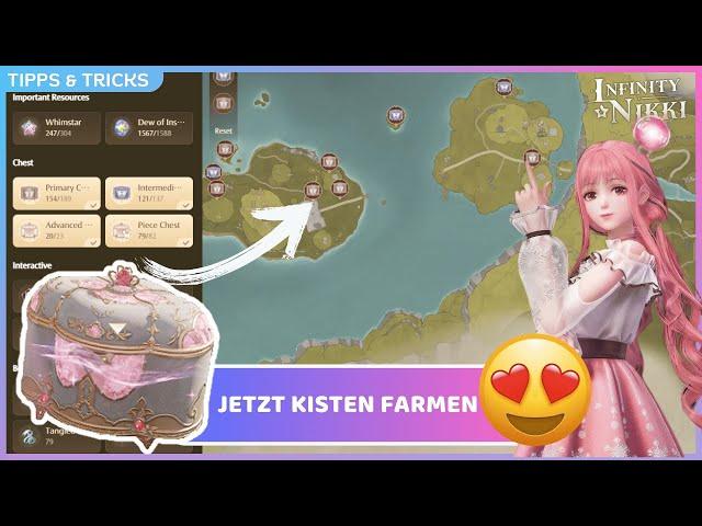 ENDLICH! Kisten Farmen mit der Interaktiven Map | Infinity Nikki Tipps & Tricks