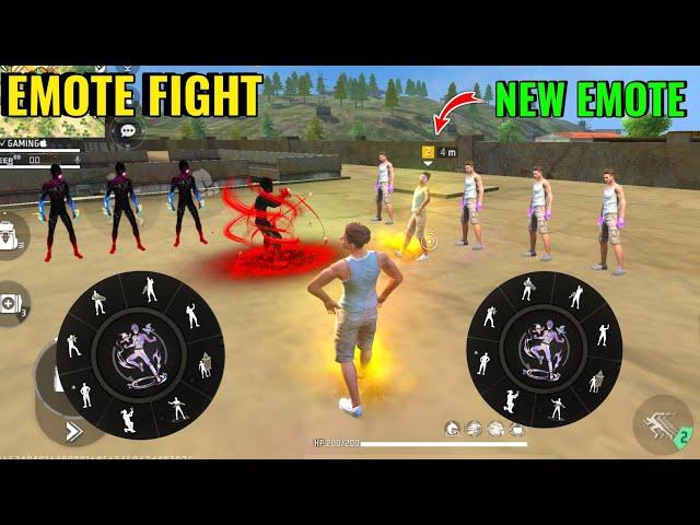 Free Fire Emote Fight On Factory Roof | SUPER HERO vs ADAM Emote Fight  Garena Free Fire 