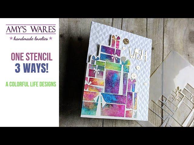 One stencil 3 Ways! Talk about versatile! Fun handmade greeting card techniques! *BOGO SALE INFO!*