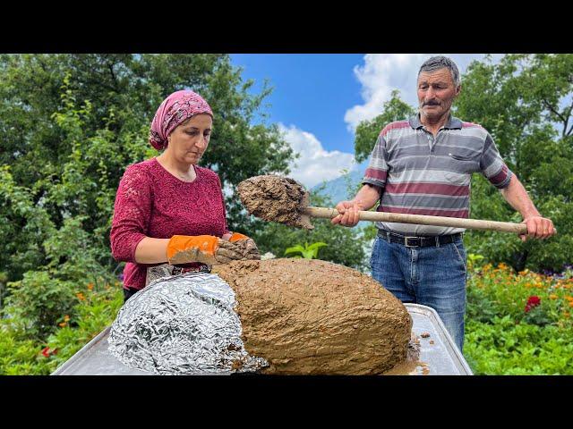 Recipe From A Distant Eastern Village! Young Lamb Baked Under Clay