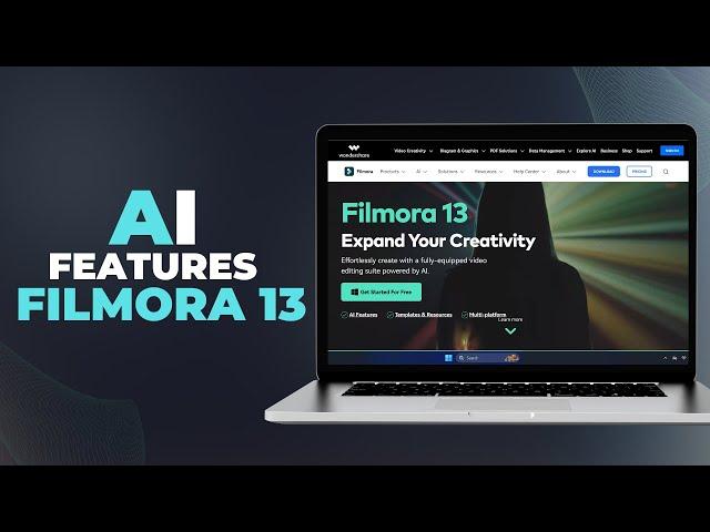 New AI Features in Filmora 13 | AI Video Editing