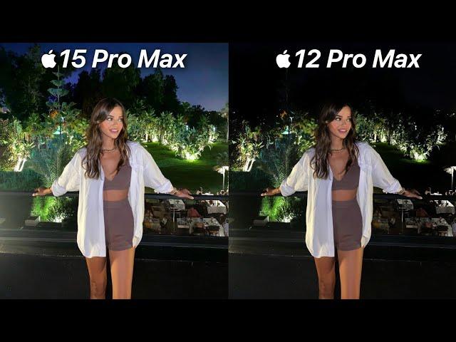 iPhone 15 Pro Max VS iPhone 12 Pro Max Camera Test Comparison