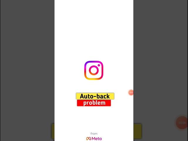 Instagram auto back problem / Instagram ID not opening / Instagram open Nahi ho raha hai / solve