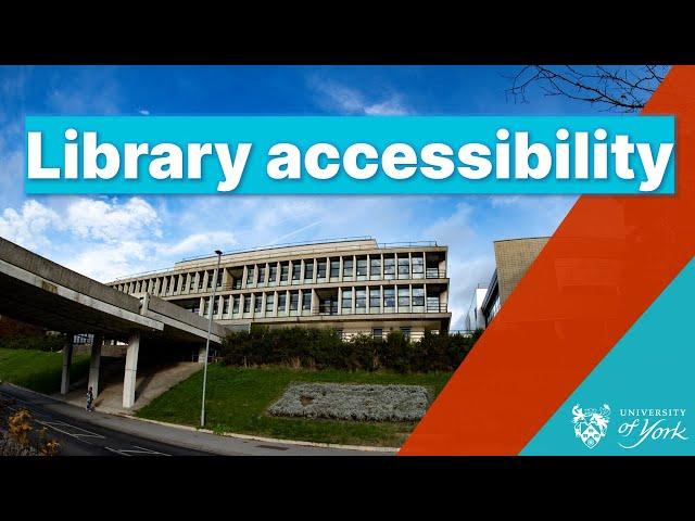 Accessibility in the library