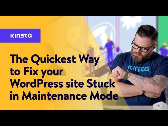 How To Fix WordPress Site Stuck in Maintenance Mode