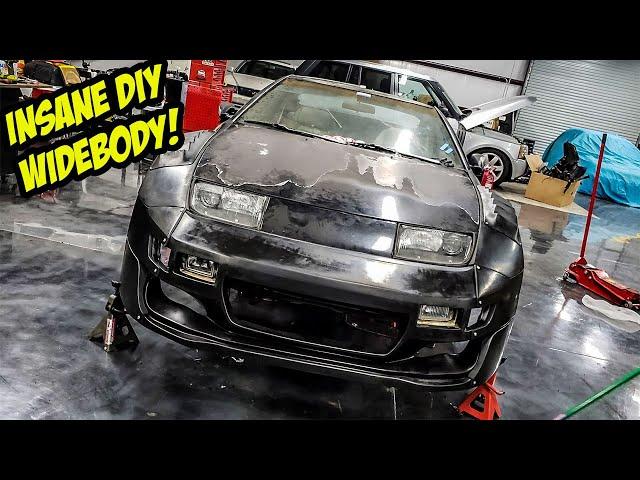 Installing An INSANE DIY WIDEBODY Kit On Our Ugly Nissan 300ZX (EARL LEEKER IS BACK!)