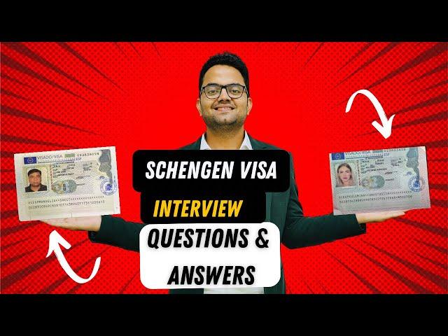 Schengen Visa Interview Questions And Answers | Schengen Tourist Visa Interview | #schengenvisa