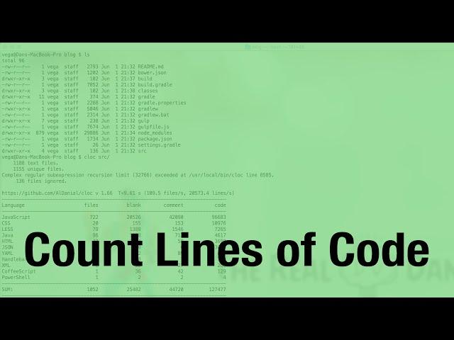 Count Lines of Code (cloc)