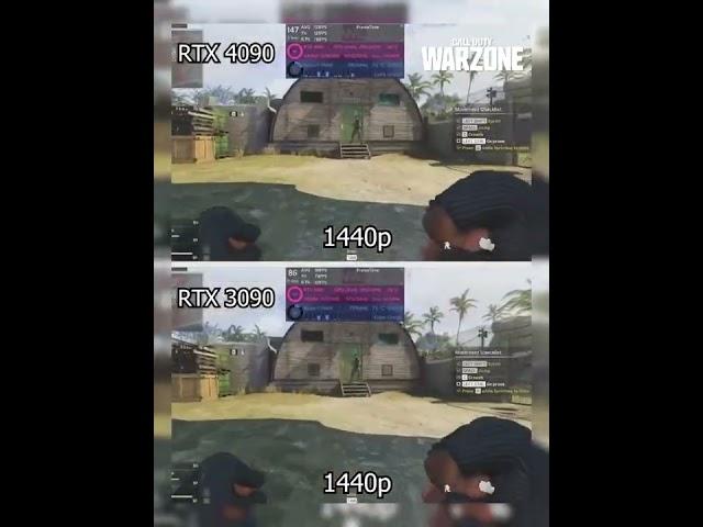 RTX 4090 VS RTX 3090. Warzone