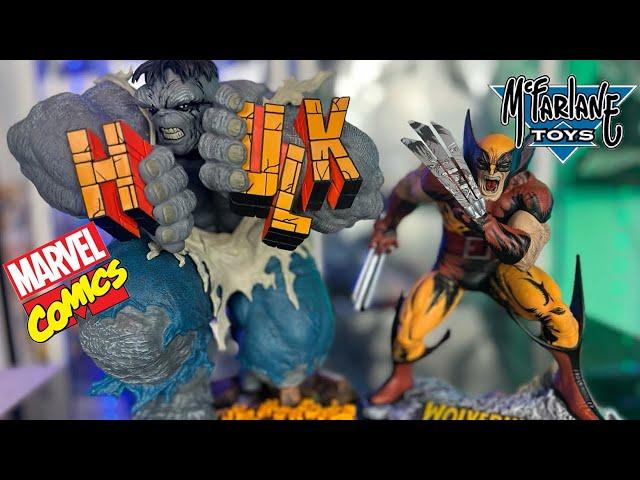 Mcfarlane Toys Marvel Comics 1/6 scale The Incredible Hulk and Wolverine review