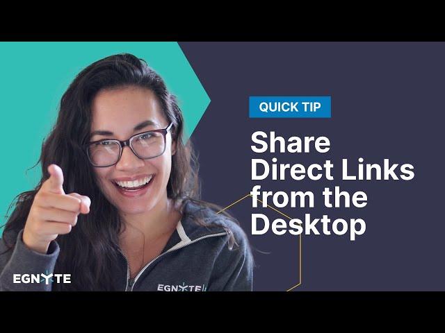 Share Direct Links from Your Desktop
