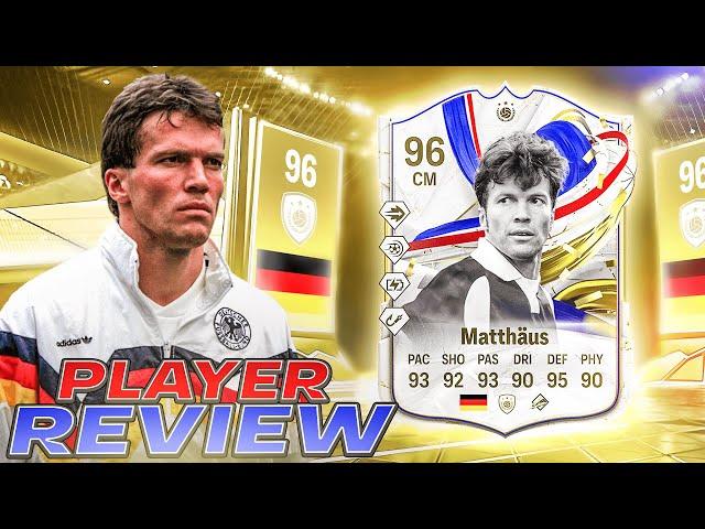 96 GREATS OF THE GAME ICON MATTHAUS PLAYER REVIEW - EA FC 24 ULTIMATE TEAM