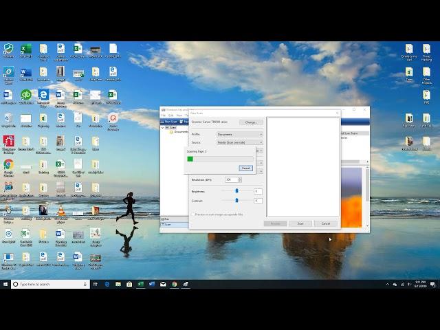 How to scan multiple pages to PDF using Windows Fax and Scan