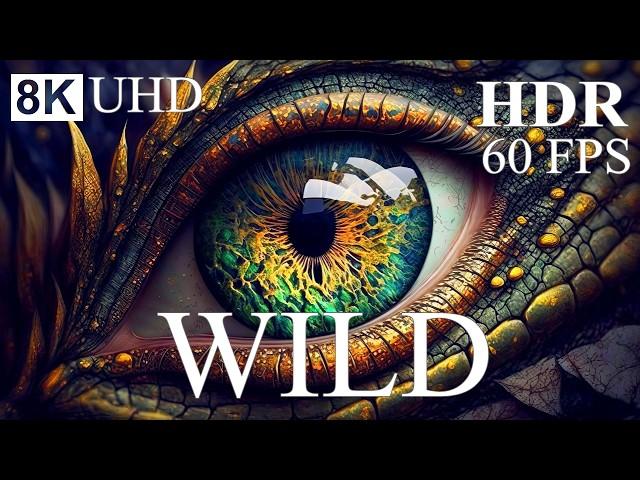 WILD ANIMALS 8K HDR 60 FPS ULTRA HD