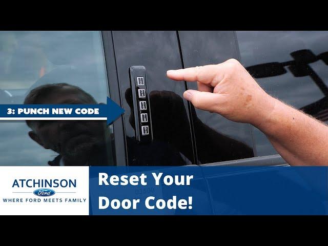 How to Reset Your Ford's Keyless Entry Door Code | Atchinson Ford