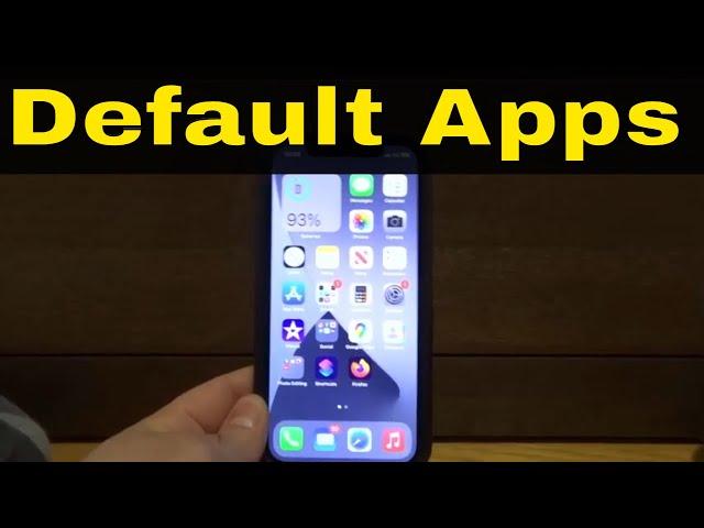 How To Change Default Apps On IOS 14-Tutorial