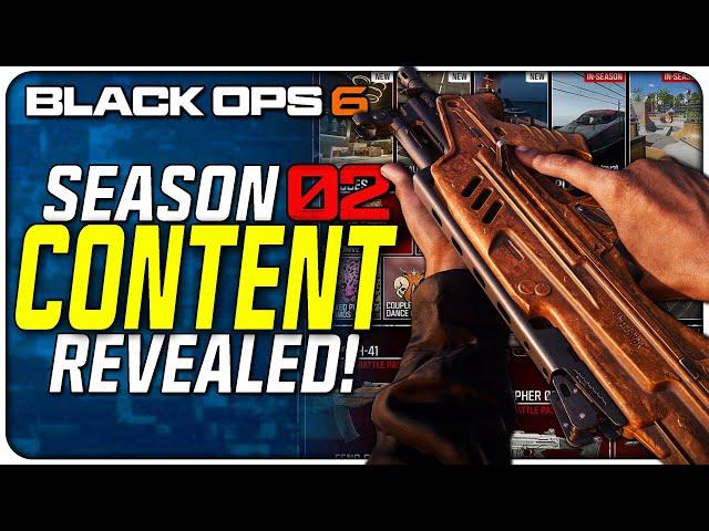 5 Maps, 4 New Guns, New Perks, & More! | (Black Ops 6 Season 2)