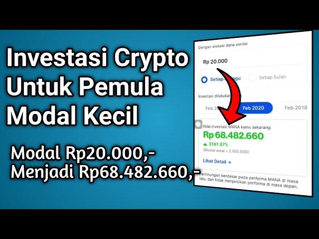 Modal 20Ribu Bisa Jadi 68 Juta || Cara Trading Crypto Pemula Modal Kecil (Aplikasi Pintu)