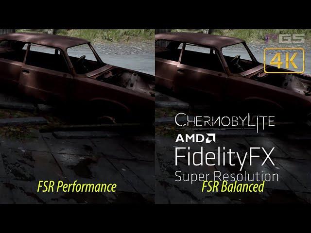 4K test FidelityFX Super Resolution CHERNOBYLITE #FSR #Chernobylite #4K