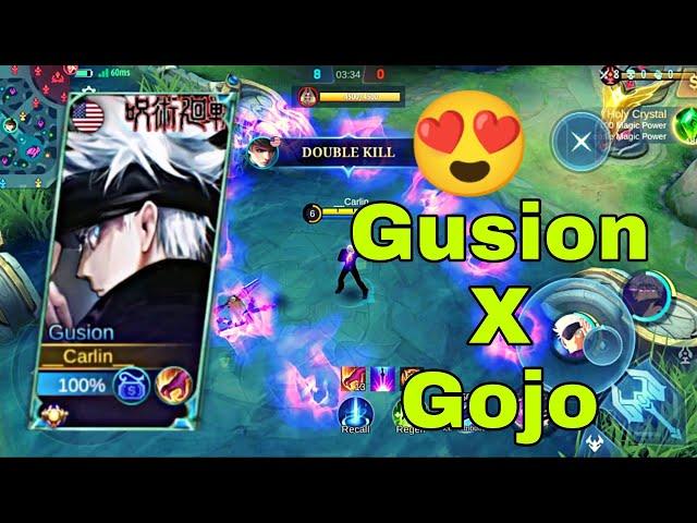 Gusion Gojo Satoru Skin Script | Mobile Legends Bang Bang