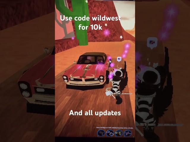 #robloxjailbreak season 18 #roblox code wildwest for 10k!