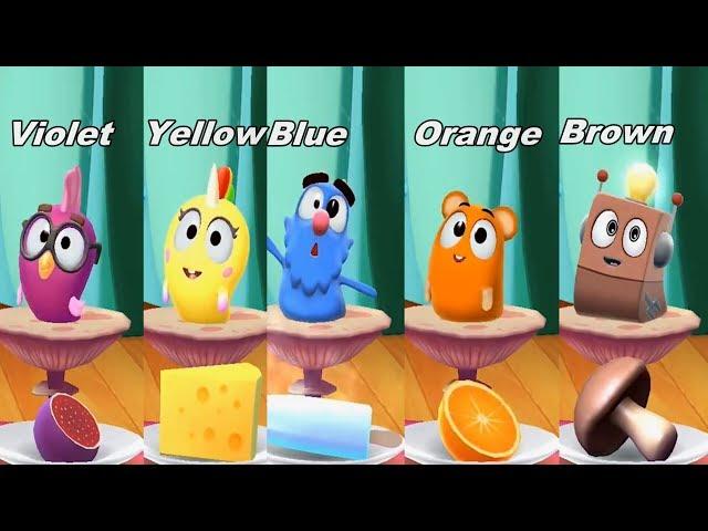 Learn Colors With All Gus vs Dot vs Sugar vs Squeak vs Flip My Talking Tom 2