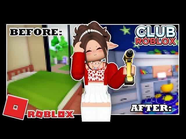 DECORATING EVEREST'S ROOM | Club Roblox Gameplay! | Roblox Series BEHIND THE SCENES