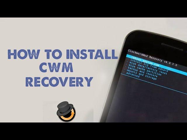 How to install CWM recovery without PC| Flash a recovery