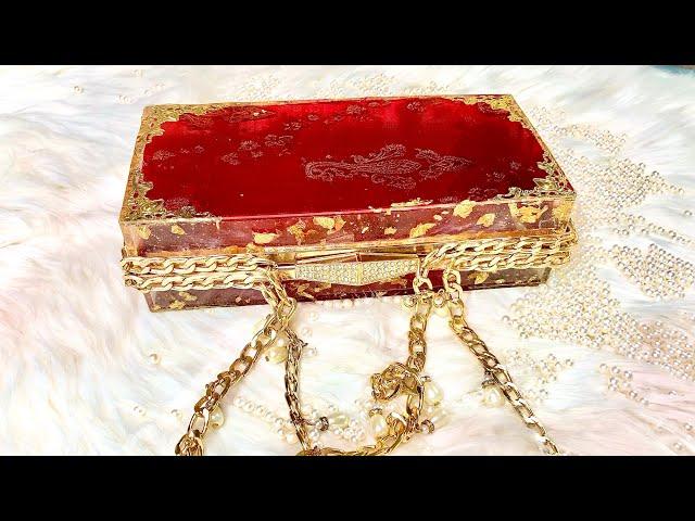 How to make a bridal clutch|complete tutorial #resinclutch #resin