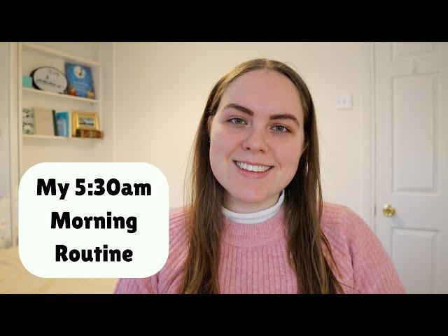 My 5:30am Winter Morning Routine as a PhD Student - January 2022