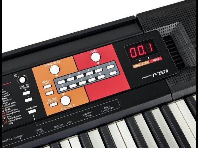 "Знайомство з синтезатором Yamaha PSR-F51 для використання у теоретичному класі"