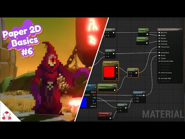 Custom Sprite Material in Unreal Engine 5 - Paper 2D Basics
