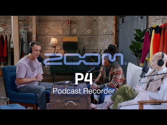 ZOOM PodTrak™ P4 | 4-Track Podcast Recorder