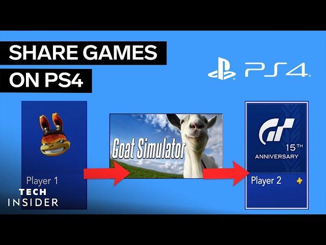 How To Gameshare On PS4