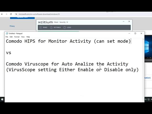 Comodo VirusScope Vs HIPS