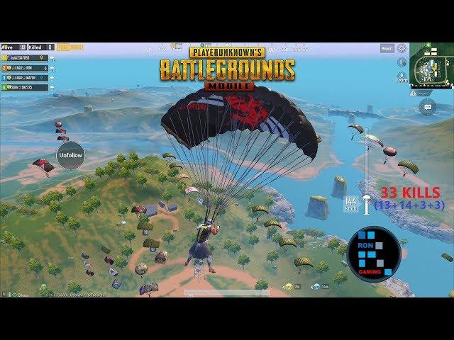 [Hindi] PUBG MOBILE | AMAZING "33 KILLS" WITH SQUAD BOOT CAMP LANDING