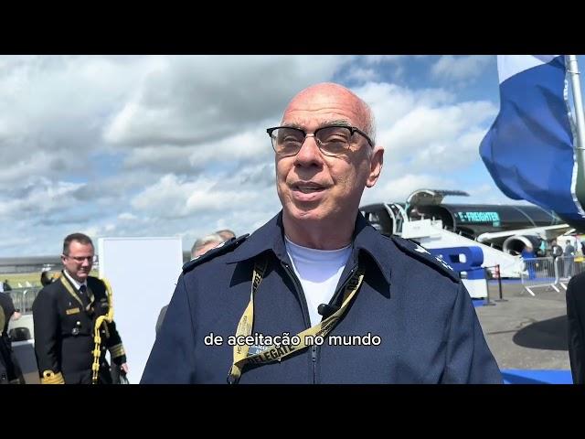 Sem a Embraer o KC-390 não seria possível diz Brig Damasceno, Comandante da FAB