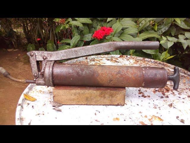 Grease Gun Restoration  | OLD Rusty Grease Gun Restoration