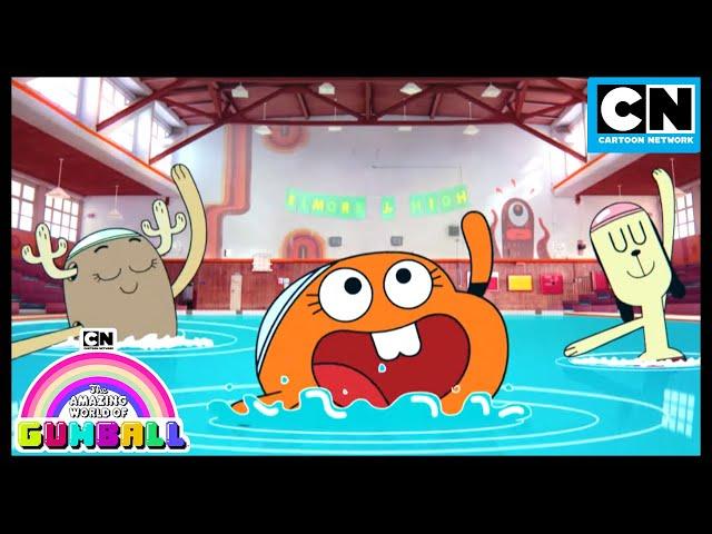 Fins Up! It's Darwin's Pool Party! | Gumball | Cartoon Network