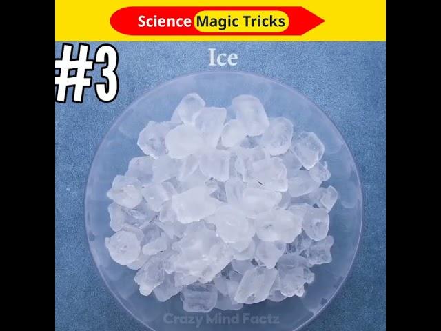 Science के 3 अनोखे  magic tricks | Crazy Mind Factz #shorts