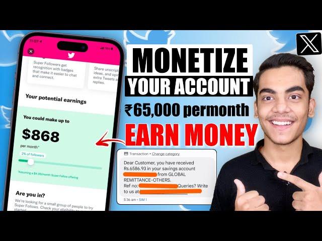 Twitter Monetization 2023 | How To Monetize Your Twitter Account | Twitter Earning Criteria