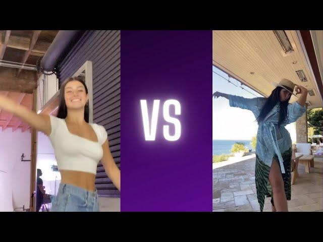 Charli D'Amelio vs Addison Rae tiktok dance battle