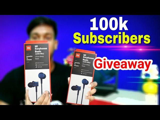 100k Subscribers|| Mi Headphone Giveaway|| Techno Masterjee