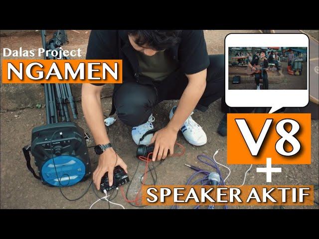 SETTING SOUNDCARD V8 OUTPUT SPEAKER AKTIF BUAT NGAMEN DALAS PROJECT OUTDOOR !!! MANTULL