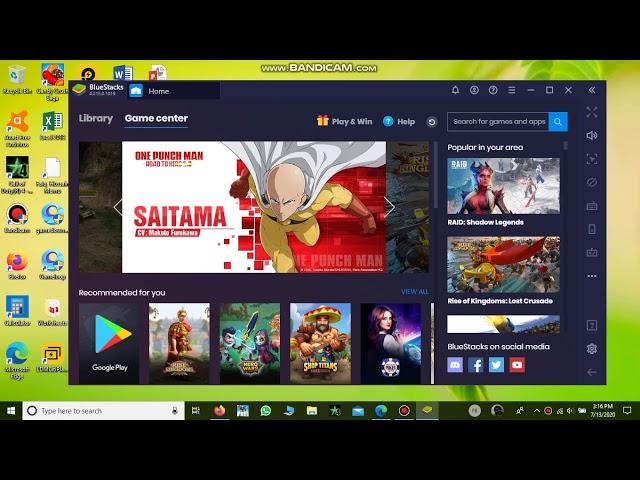 How to lock and unlock mouse in bluestacks