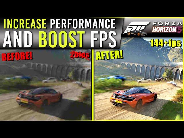 FORZA HORIZON 5 Guide: How to BOOST FPS and OPTIMISE Performance (Fix LAG & Stutters)